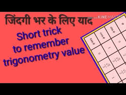 Best Trick To Trigonometry Value Trigonometry Table Trigonometry Value Of Sin Cos Sin Cos Value Trick Sin Cos Tan Table Si Trigonometry Hand Tricks Sin Cos Tan