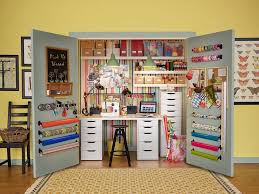 Turn a corner, closet, or nook into a sewing sanctuary. Sewing Room Storage Ideas