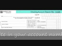 Fill out a deposit slip: How To Fill A Deposit Slip Youtube