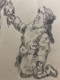 pin by edward kenway on my work art humanoid sketch draw