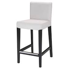 Homcom bar stool swivel chair wooden top adjustable w/footrest pine wood steel. Henriksdal Bar Stool With Backrest Frame Dark Brown 66x48 Cm Ikea