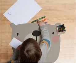 Schreibtischunterlage Bear Westwingnow Schreibtischunterlage Schreibtischunterlage Kinder Unterlagen