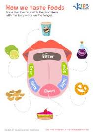 How We Taste Foods Free Science Worksheet Kids Preschool Kindergarten Kindergartenworksheets Pre Food Tasting Free Science Worksheets Science Worksheets