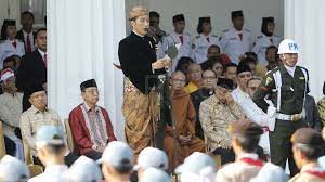 Upacara virtual dalam rangka memperingati hari lahir pancasila, 1 juni 2020 (youtube/sekretariat presiden). Gfm6cd 5p7wi M