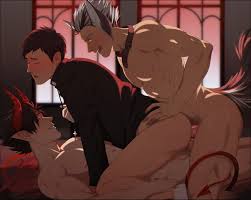 Post 4291534: Daichi_Sawamura Haikyuu!! Kotaro_Bokuto Riffraff_(artist)  Tetsuro_Kuroo