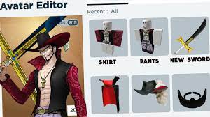 NEW* How to make Mihawk in Roblox | One Piece Cosplay | 2022 - YouTube