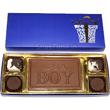 Buy Blasta Baby Boy Announcement Chocolate Gift Box 120gm Online All India Delivery Snaktime In Easy to customize with baby photos & name.
