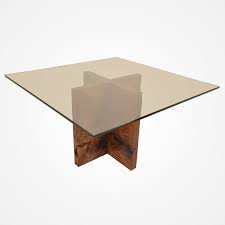 Explore 295 listings for table base for glass top at best prices. Claro Walnut Dining Table Base Square Glass Top Rotsen Furniture