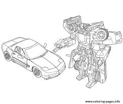 Transformer coloring page to print. Transformers Car Coloring Pages Printable