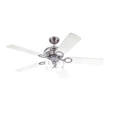 Small rooms (up to 8 x 10); Westinghouse Helix Fusion 52 Chrome Ceiling Fan 78753 At Ukes