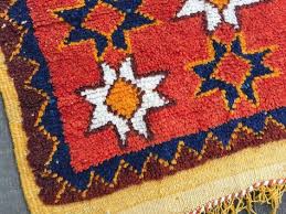Jahrgang Teppich 5 0 X 3 5 Ft 151 X 105 Cm Halb Antike Boho Boho Stil Marokkanischen Stammes 5 X 3 Teppich Rot Weiss Orange Blau Teppich Antike Traditionelles Design