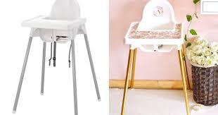 Ikea Antilop Baby Chair Makeover In 2020 Chair Makeover Ikea High Chair Baby Chair