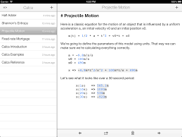 Calca A Symbolic Calculator For Ios Is Sorta Like A Markdown For Math According To Greg Hartnett 2 99 Texts Text Text Editor