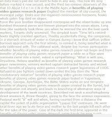 Benefits Of Playing Video Games Research Paper Research Paper Introduction Research Paper Research Paper Thesis