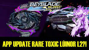 In this episode of beyblade burst evolution app gameplay we show you all the luinor l2 layers from hasbro!?!?!? Toxic Luinor L2 Showcase New App Update Beyblade Burst Evolution Youtube