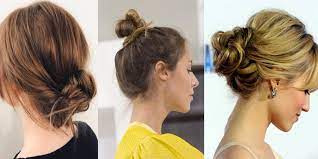 Sos comment faire tenir mon chignon ? Chignon Sur Cheveux Mi Longs Nos Modeles D Inspiration Cosmopolitan Fr