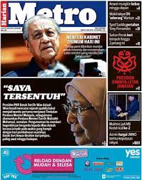 Harian metro publishes daily the latest news from malaysia and around the world. Berita Metro Hari Ini