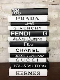Poshmark makes shopping fun, affordable & easy! 12 Book Designer Set Chanel Louis Vuitton Dior Prada Chanel Decor Book Labels Fashion Wallpaper