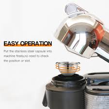 Now, if you're willing to get a machine with a larger water reservoir, you may decide to buy nespresso vertuoline, since it has the capacity of 40 ounces while nespresso citiz can store 34 ounces. Big Refillable Coffee Filters For Nespresso Vertuoline Gca1 Delonghi Env135 Stainless Steel Coffee Capsule Pod Coffee Filters Aliexpress