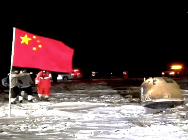 China’s lunar mission Chang’e returns to Earth with Moon rocks