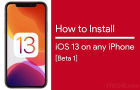 How To Install Ios 13 Beta 1 On Any Iphone Iphone Beta Installation