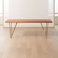 Also as tæfl, tæfel, an early germanic borrowing of latin tabula (tablet, board, plank, chart). Dylan Brass Medium Acacia Table 36 X80 Reviews Cb2