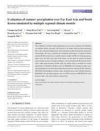By elmira watsica april 19, 2021 post a comment. Pdf Evaluation Of Summer Precipitation Over Far East Asia And South Korea Simulated By Multiple Regional Climate Models