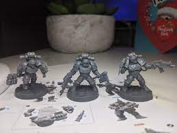 Thunder warriors were large, greater in size than most space marines. First Of My Thunder Warriors Primaris Counts As Warhammer40k