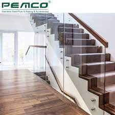 The style of railing should match the overall style and aesthetic of the home. Duplex House Stair Frameless Glass Fence Side Mount Railing Stainless Steel Staircase Railing Glass Standoff Designs Buy Glass Standoff Staircase Railing Duplex House Stair Frameless Glass Fence Side Mount Railing Stainless Steel Staircase
