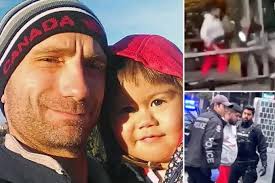 A 37-year-old dad was stabbed to death in front of his 3-year-old daughter… 