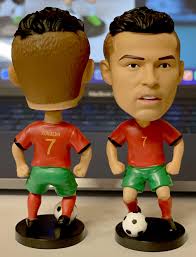 Sahifystore Soccer Star, Football Player, Bobble Head, Toy Model Doll, 10cm  PVC for Football Lovers (5in1 Ronaldo,Messi,Mohamed Salah, Neymar, Mbappe)  (Ronaldo): Buy Online at Best Price in UAE