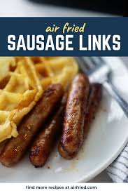 Our air fryer sausage ended up taking 11 minutes to cook, but different types of air fryers might take a different amount of time. Quick Easy Air Fryer Sausage Links Airfried Com