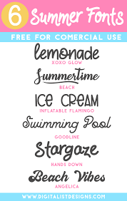 Today i have brought another five sites that offer free. 6 Free For Commercial Use Summer Fonts Digitalistdesigns