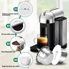 Check spelling or type a new query. Recafimil Stainless Steel Reusable Refillable Coffee Capsules Compatible With Nespresso Vertuo Coffee Cup Filter With 30 Pcs Aluminum Foil Buy At A Low Prices On Joom E Commerce Platform