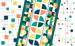 Use these modern and geometric wall stencils to create a designer wallpaper look for a fraction of the cost! Create Retro Or Modern Geometric Patterns Or Backgrounds By Imunja Fiverr