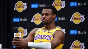 Bronny James talks about becoming a veteran on the Lakers