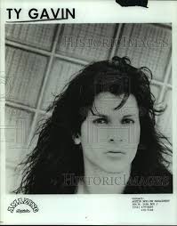 Press Photo Ty Gavin, Texas blues singer and musician.