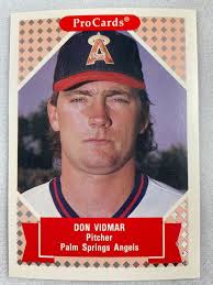 1991 Tomorrow's Heroes Baseball Card#036-Don Vidmar, Palm Springs Angels