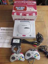 Asian Sega Saturn White System Console Retrogaming Hotss In Box With Manual 2 Controllers And Cables St Video Game Systems Sega Saturn Classic Video Games