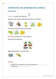  all / most  animals are multicellular. English Esl Vertebrate Worksheets Most Downloaded 12 Results