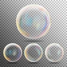 Realistic Soap Bubbles With Rainbow Reflection Vector And Png Soap Bubbles Rainbow Png Bubbles