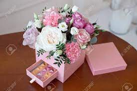 Try dragging an image to the search box. Square Pink Flower Box With Fresh Rose Stock Photo Picture And Royalty Free Image Image 97068006