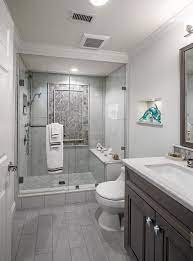 The bathroom is associated with the weekday morning rush, but it doesn't have to be. Small Gray Bathroom Ideas A Balance Between Style And Space Conscious Design