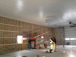 Pole Building Concrete And R19 Kraft Faced Insulation Pole Buildings Post Frame Building Building Insulation