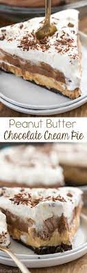 Add 1 1/3 cups creamy peanut butter, 1 cup plus 2 tablespoons packed dark brown sugar, and 1/2 teaspoon kosher salt, and process until smooth. No Bake Peanut Butter Chocolate Cream Pie Crazy For Crust