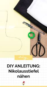 Basteln In Der Weihnachtszeit Nikolausstiefel Nahen Filizity Com Diy Blog Aus Dem Rheinland Weihnachtszeit Basteln Diy Blog Diy Deko Selber Machen