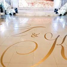 Dance Floor Decal Wedding Wedding Floor Monogram Vinyl Floor Decals Wedding Decor Dfd0004 Horse Wall Decals Floor Decal Wedding Decal