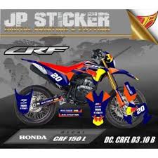 Stiker motor nmax warna merah motif redbull 01 replika desain motogp via prostiker.com. Motor Crf 150 Harga Agustus 2021 Blibli