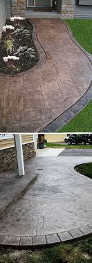 Flagstone paths and patios bring the look of natural stone but the irregular pieces of rock mean youll have gaps to fill. 18 Inspiring Stamped Concrete Patio Ideas Designs For 2021 Outdoor Designs