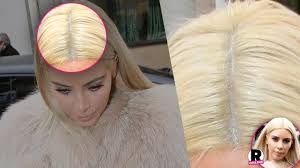 Every way kanye west has transformed kim kardashian's style over the years (and one way he hasn't). More Kardashian Fakery Kim S New Platinum Blonde Hair Is Actually A Wig How She Fooled Fans